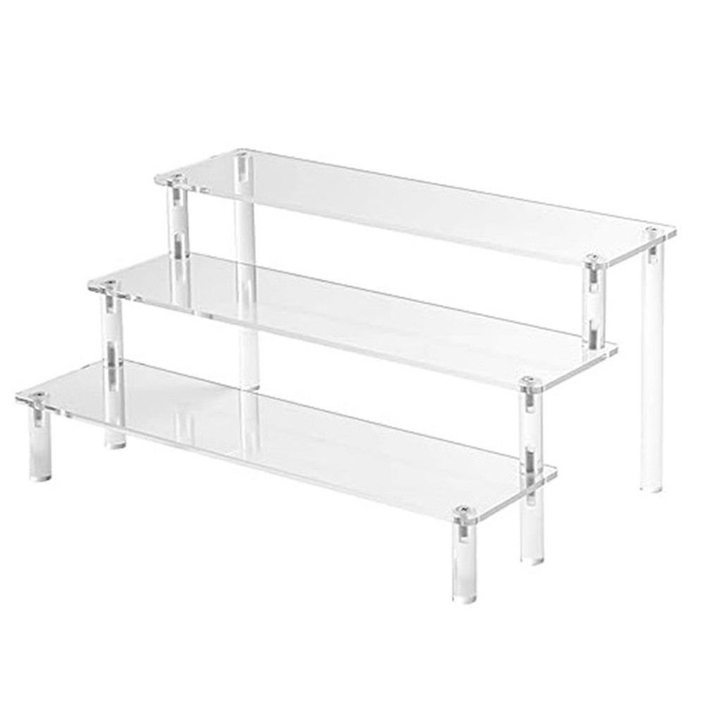 Acrylic Lifting Display Stand 3-Layer Perfume Tissue Display Stand1752
