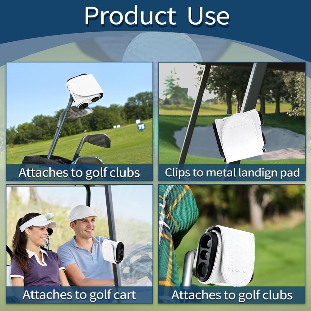 Magnetic Golf Rangefinder Holder Strap Cart Mount