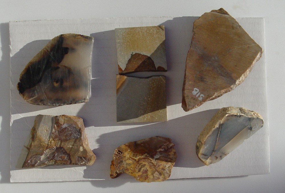 Lapidary Slabs agate jasper Lot 4