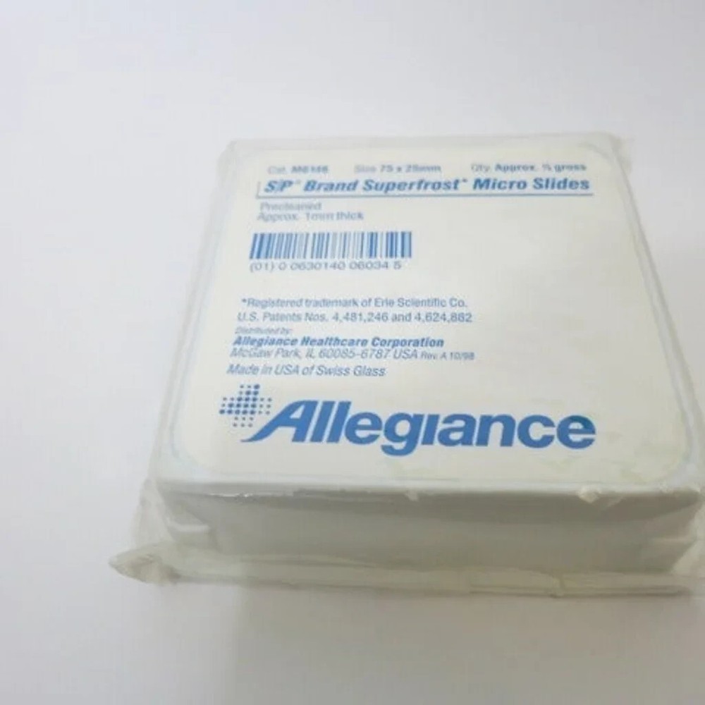 SP brand Superfrost Microscope Slides 1mm thick