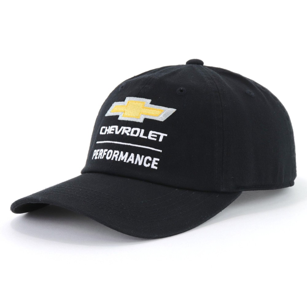 Chevrolet Performance Black Baseball Hat Ball Cap Embroidered Unstructured