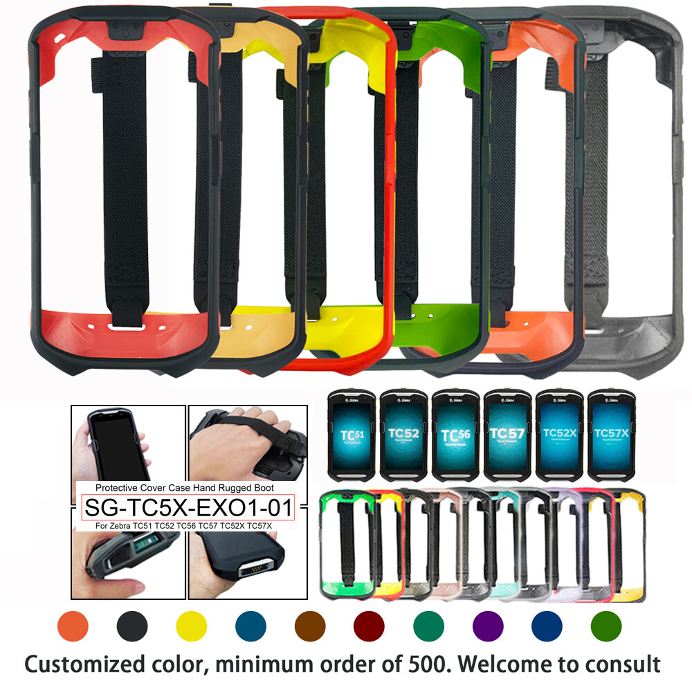 For for Zebra TC51 TC56 Protective Cover & Handstrap Bumper Rugged Boot New