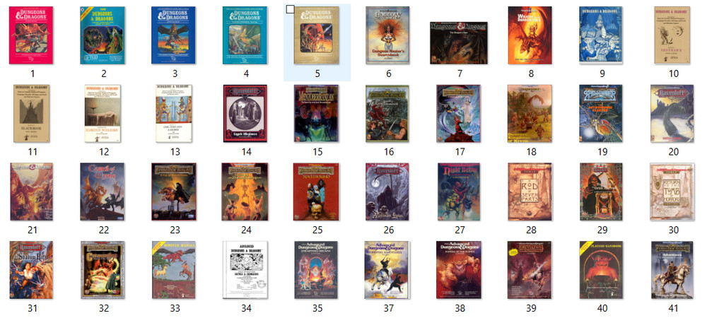 Huge D & D Mixed 3 Version Collection Books Module's User Guide 550+ PDF