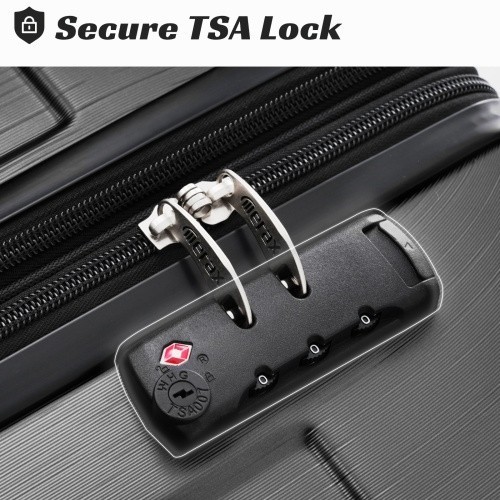 suitcase Hard-shell luggage, dual-wheel ABS suitcase