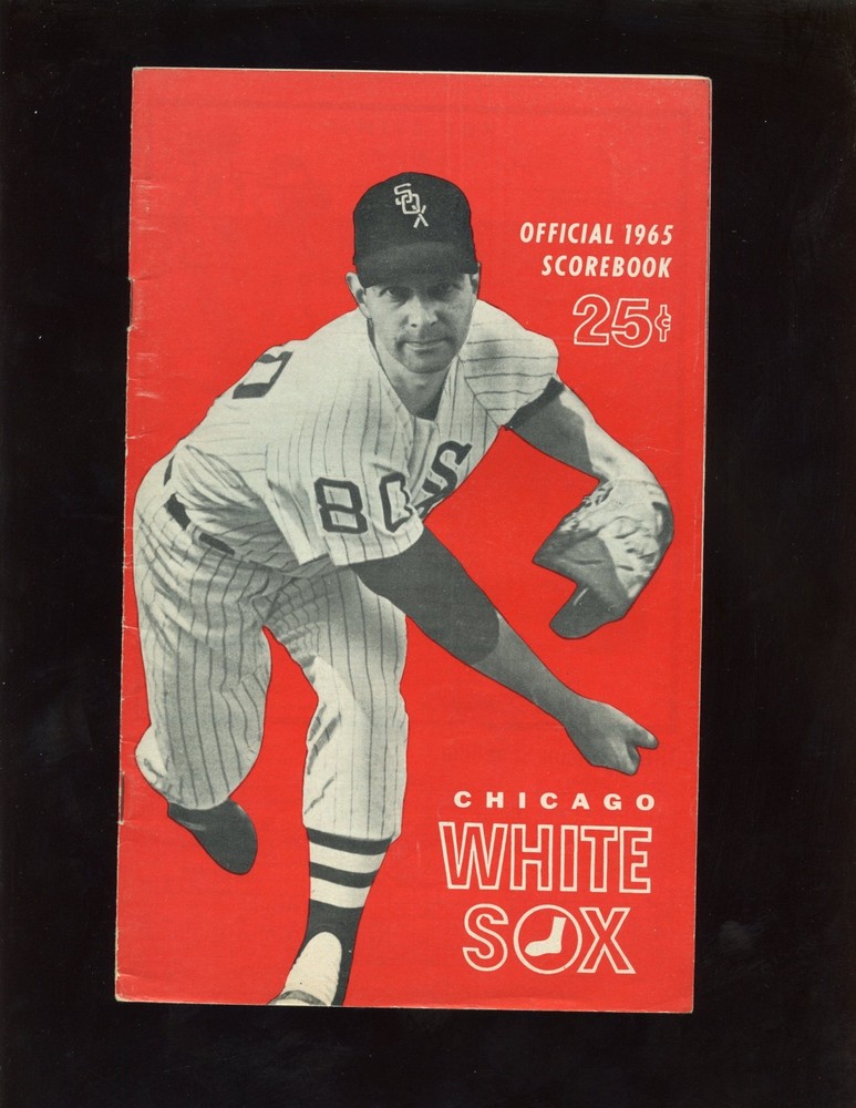 1961 through 1966 MLB Programs All Chicago White Sox 5 Different VGEX/EX