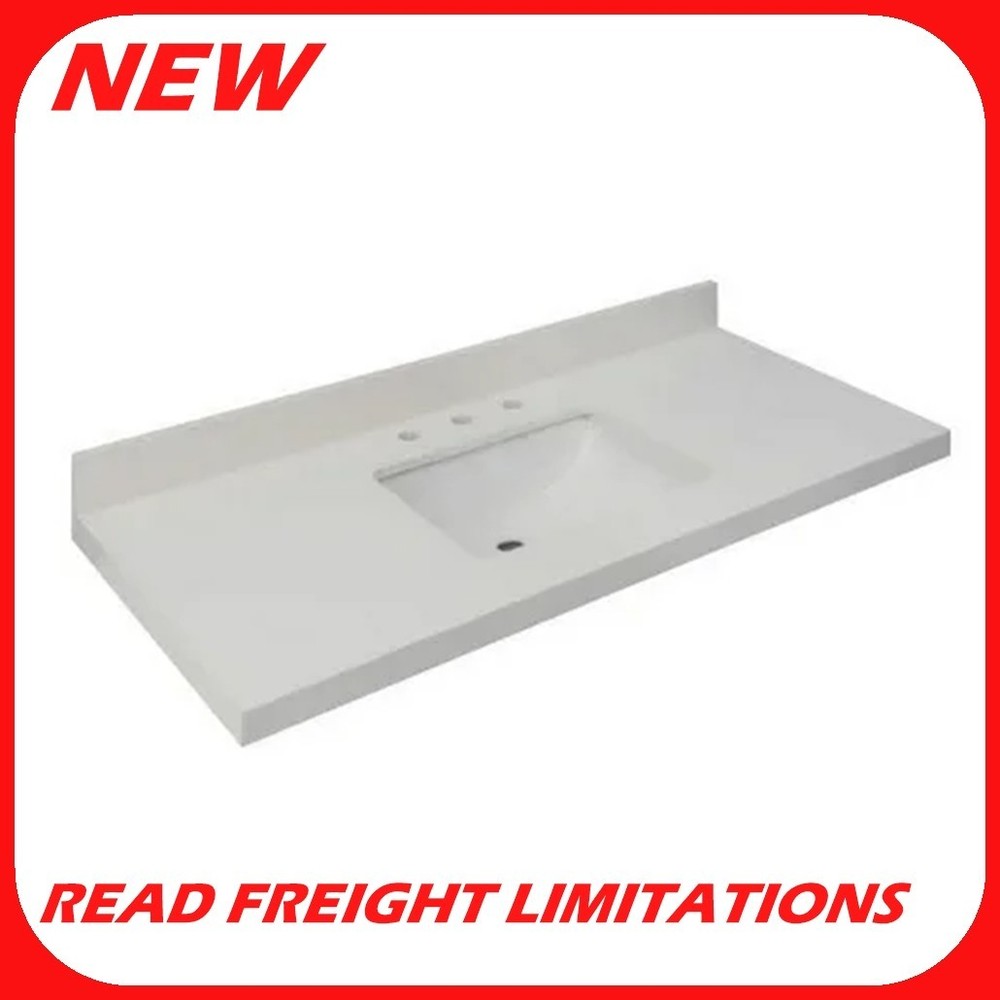 Sagehill Designs 49" Quartz Vanity Top w/Sink