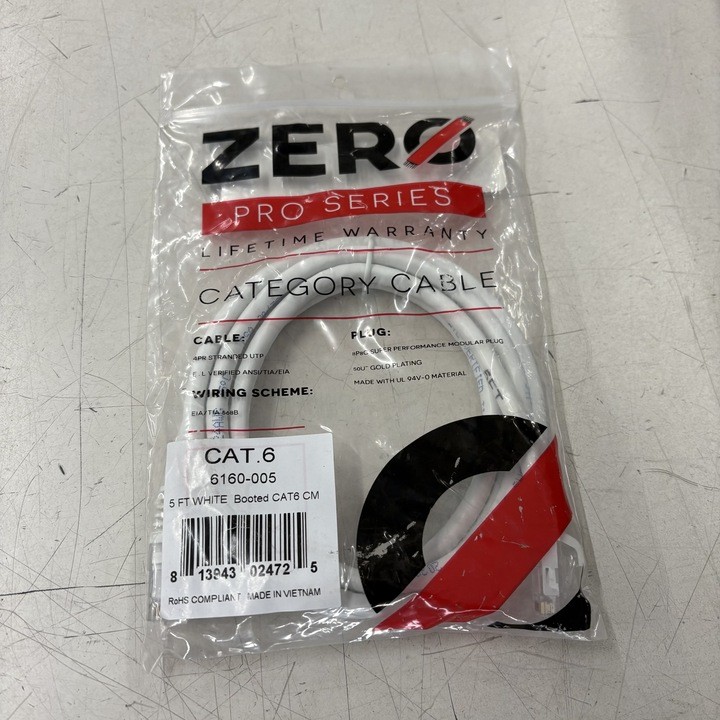 ZERO 6160-005 Voice/Data/Video Wire & Cable