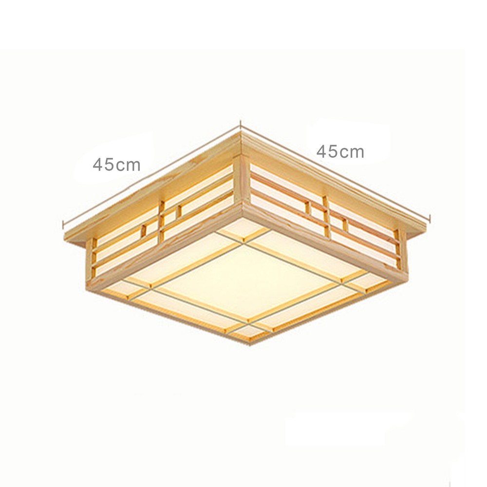 Japanese Style LED Ceiling Mount Lamp Ceiling Light Downlight Square CeilingLamp