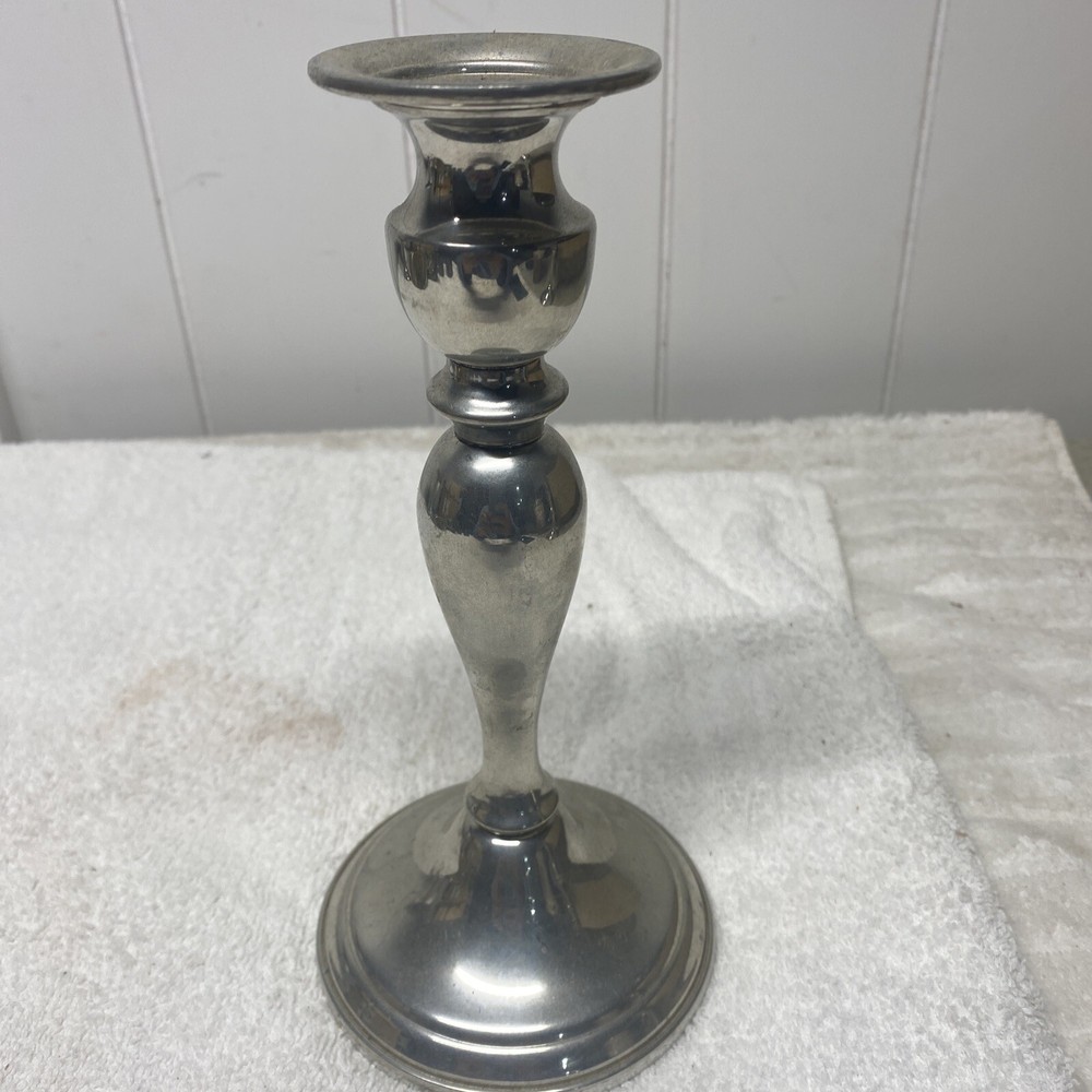 Web Pewter WEIGHTED CANDLESTICK PAIR