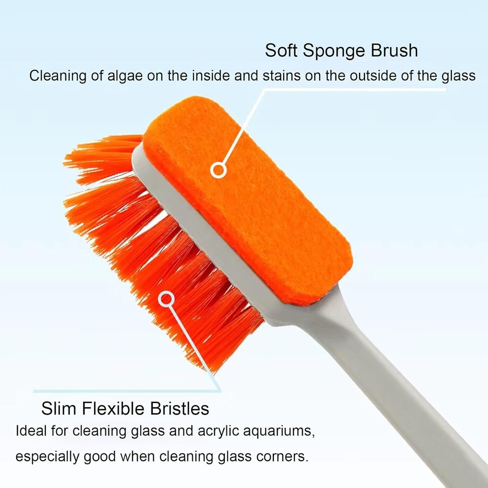Aquarium glass algae scraper cleaner