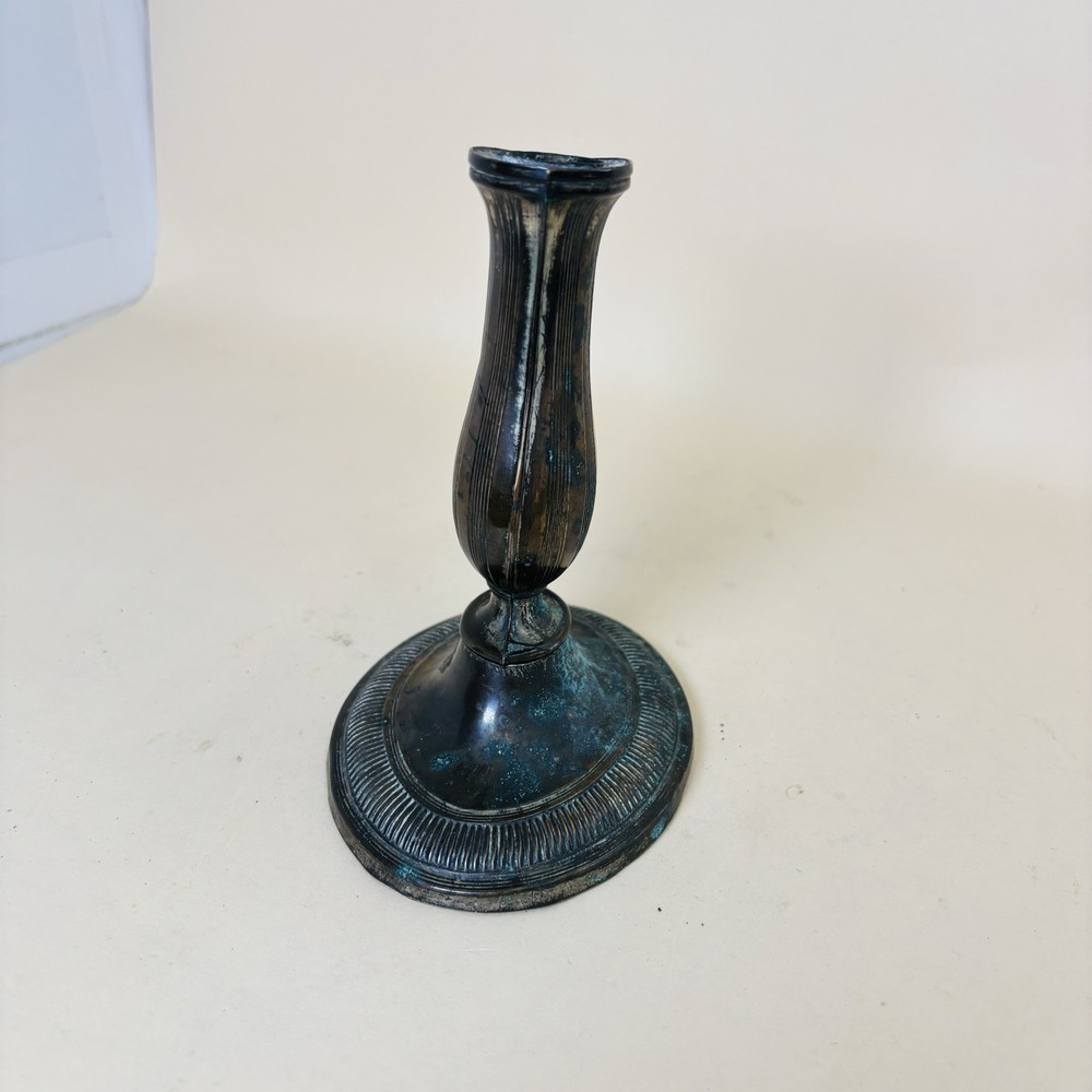 Antique Sheffield Candlestick Silver Plate