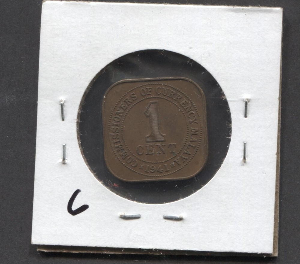 1941-Malaya- 1 Cent