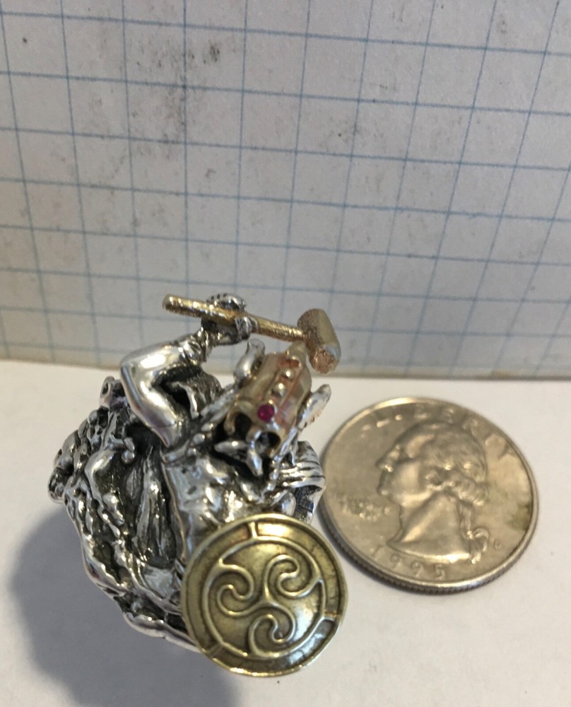 Mighty Thor warrior ring sterling silve