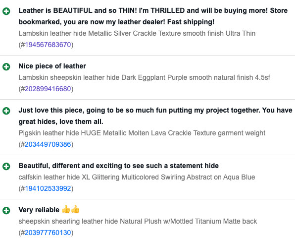 Lambskin leather hide Chocolate Brown 3-D Quilted Rope Pattern w/Polyfill back