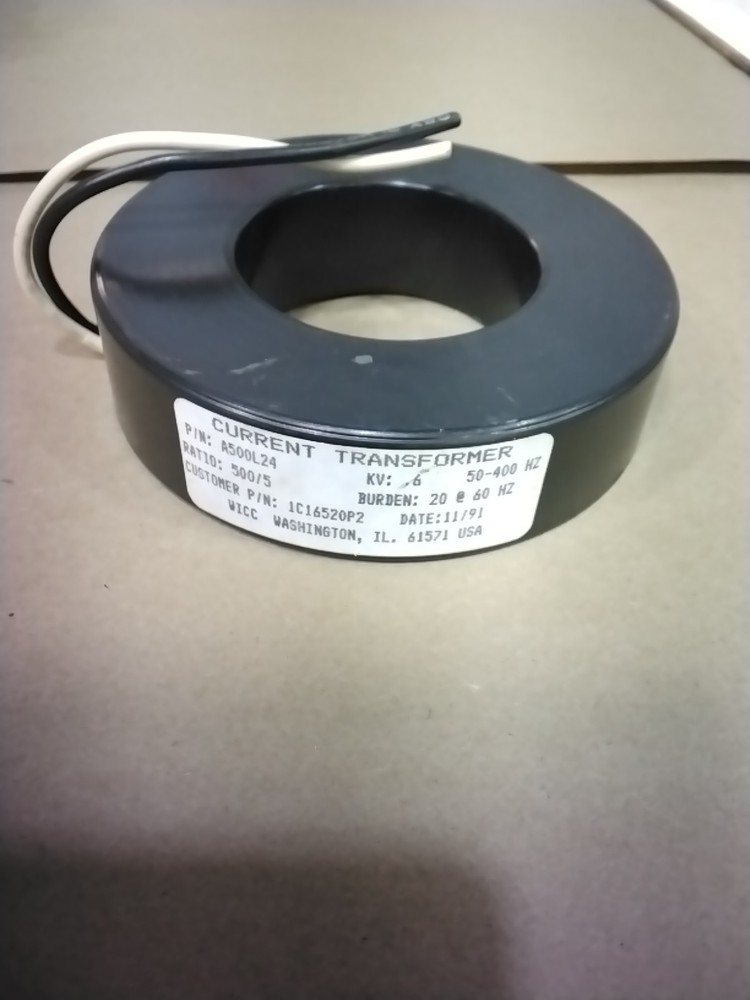 WICC A500L24 CURRENT TRANSFORMER .6KV