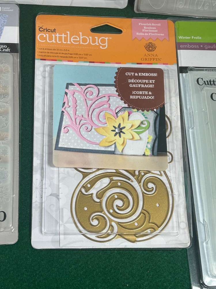 Lot of 13 Cuttlebug Items (see description)