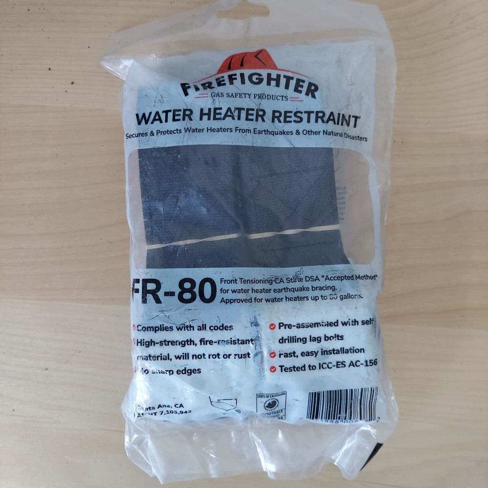 Firefighter FR-80 Water Heater Restraint