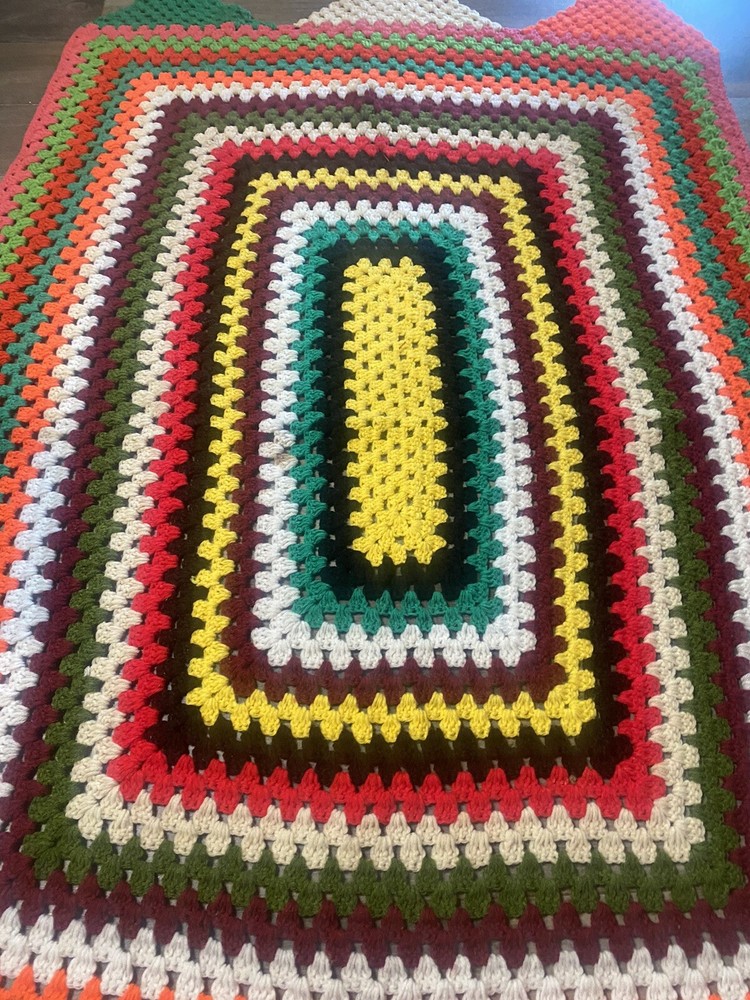 crocheted afghans handmade Throw Blanket