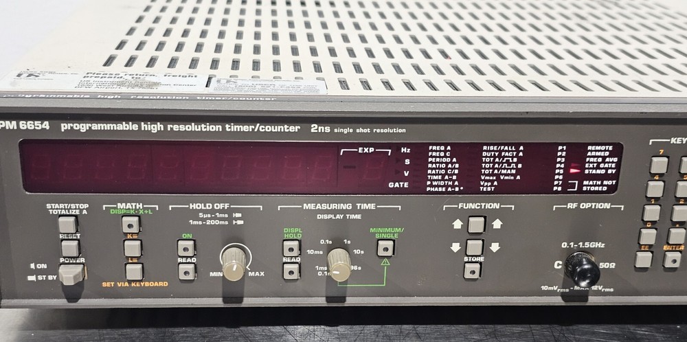 Philips PM 6654 Programmable High Resolution Timer/Counter