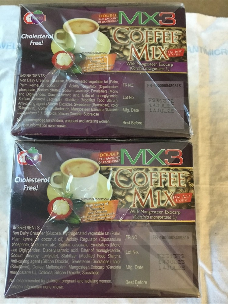 2 BOXES MX3 COFFEE HIGH SOURCE OF VIT C AND CALCIUM