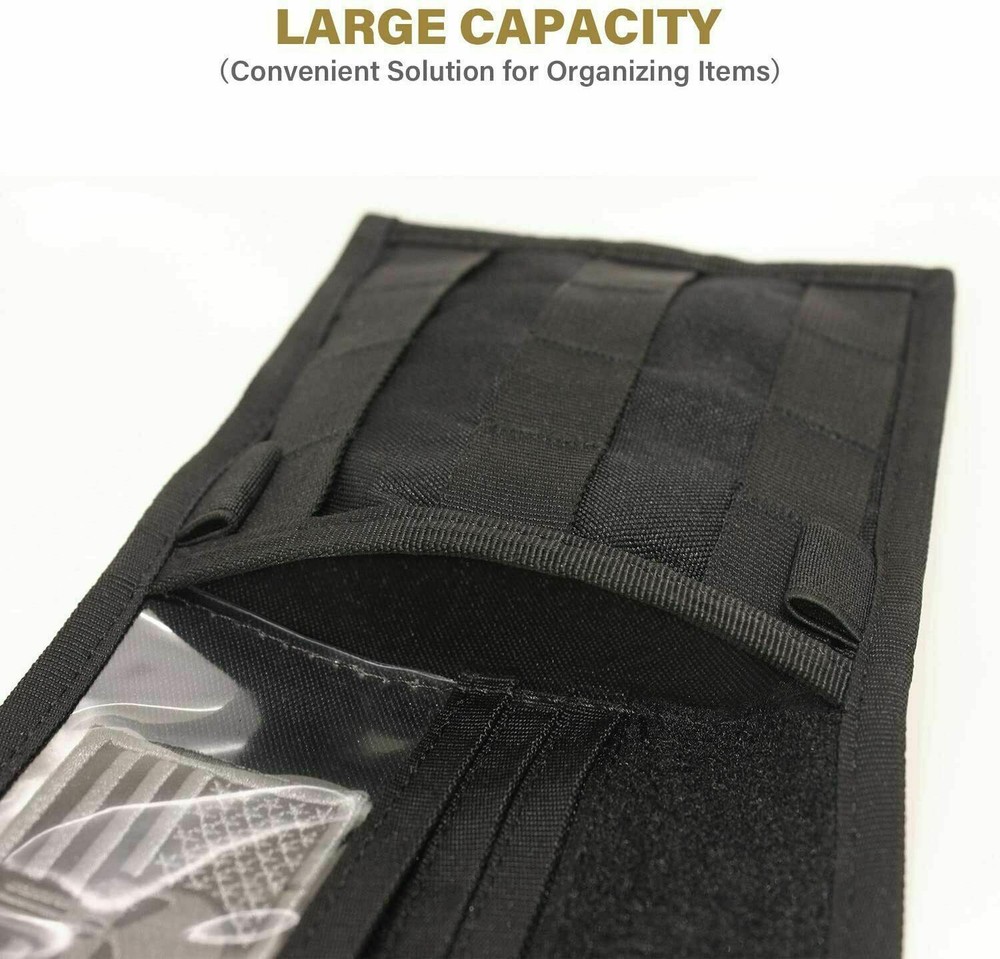 Tactical Molle Car Sun Visor Organizer Storage Bag Nylon Auto Panel Accessories