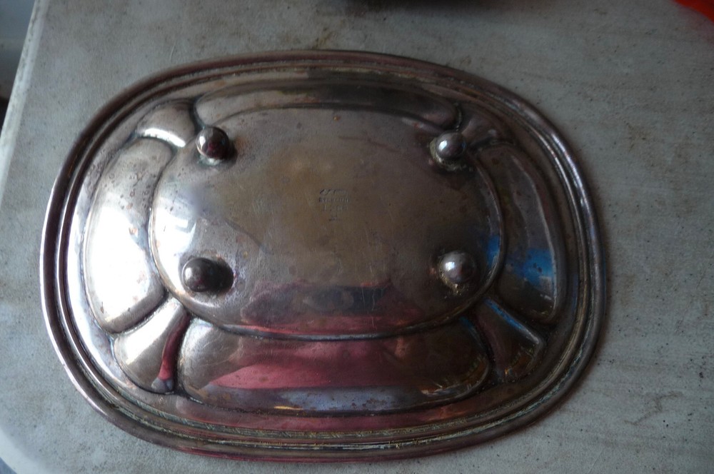 Sterling Silver SOAP DISH Footed Dominick & Haff 1268 NICE!