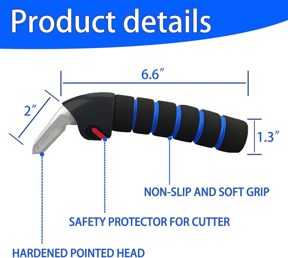 2Pack Car Door Handle for Elderly Car Handle Assist Support Handle Color: Blue