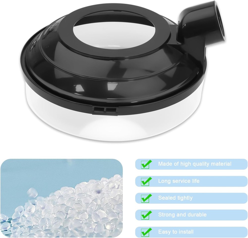 2 Quart Water Pan (Basin) Compatible with Rainbow Vacuum Medium, Black