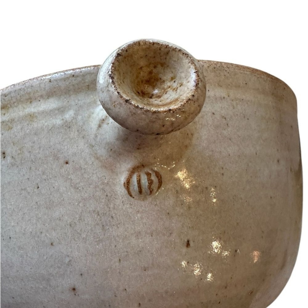 Vintage Stoneware Funnel Steam Pot
