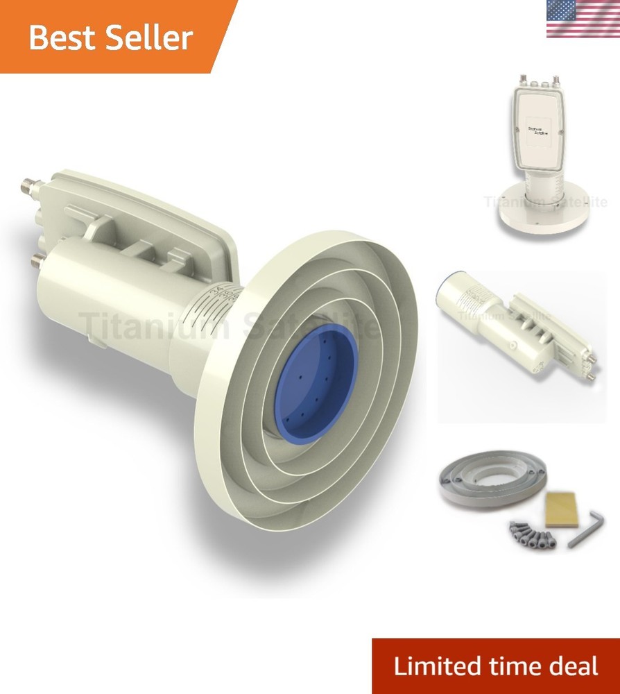 C-Band LNBF -5g Blue Interference Filter 4000-4200MHz Band Pass 2 Outputs