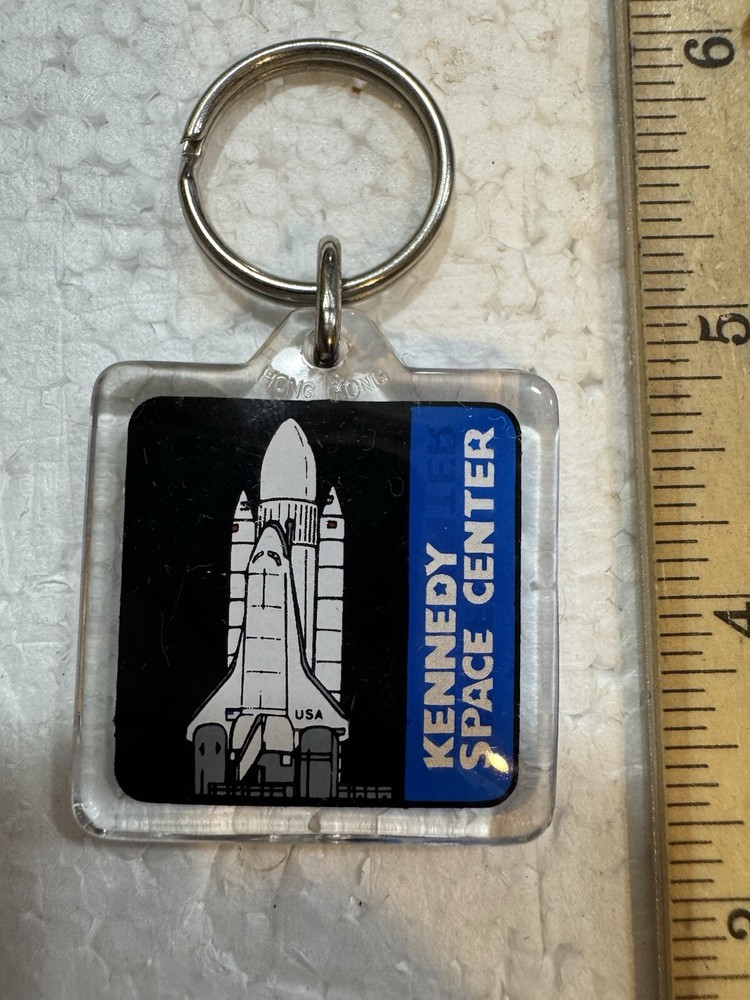 Vintage Kennedy Space Center- Space Shuttle Keychain