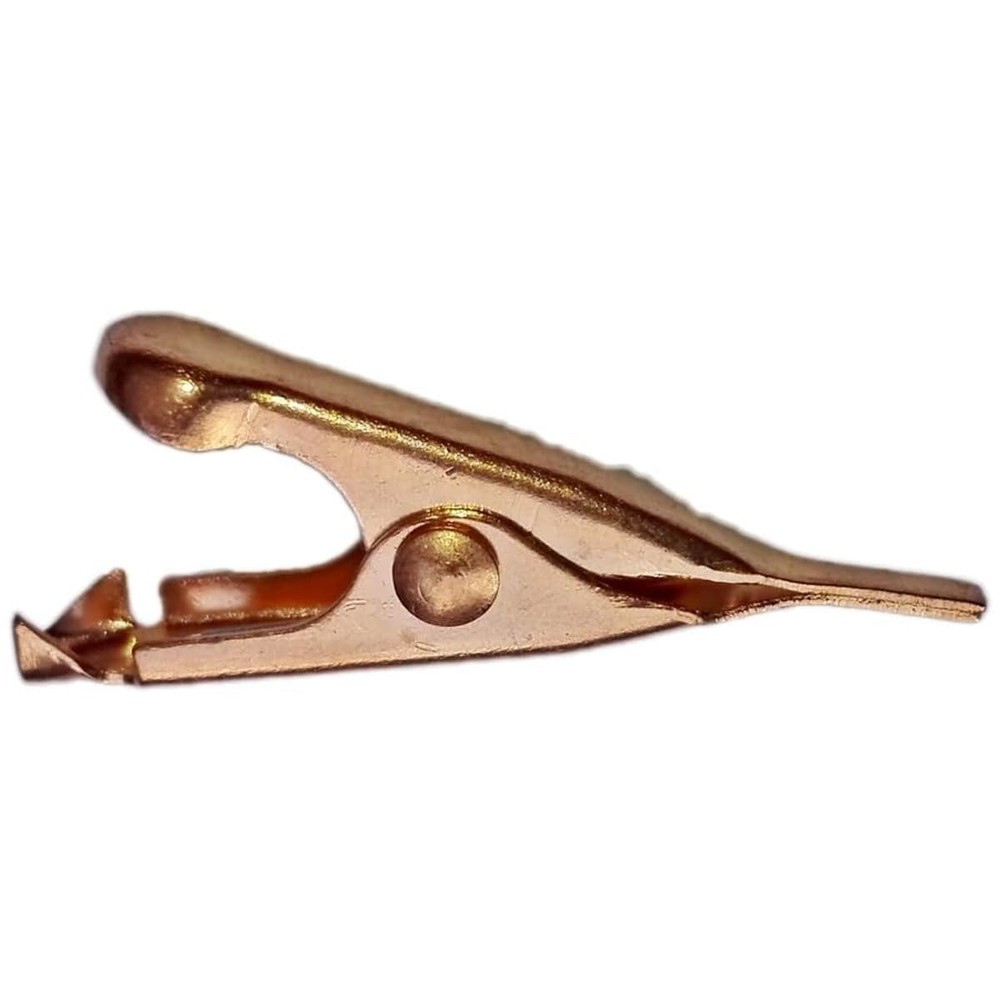 Pack of 50 Micro Toothless Flat Alligator Test Copper Clips Prototyping Solde