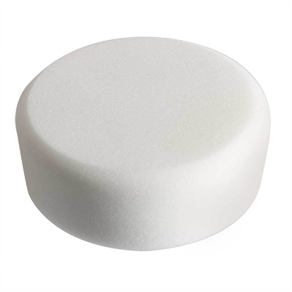 6" White Compounding Pad 5/16"-24 Male Thread Buffing Buffer