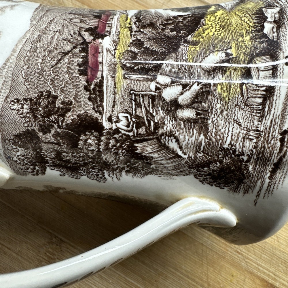 Vintage Alfred jug pitcher with colours