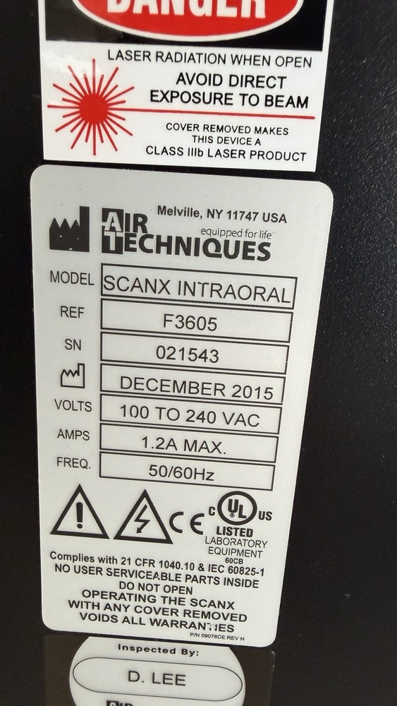 Air Techniques ScanX intraoral Digital Imager.