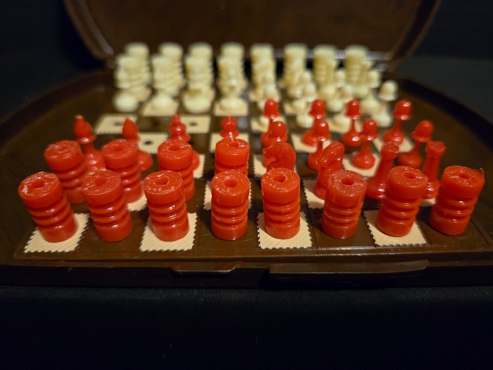 E.S. Lowe Travel Chess Game 1945