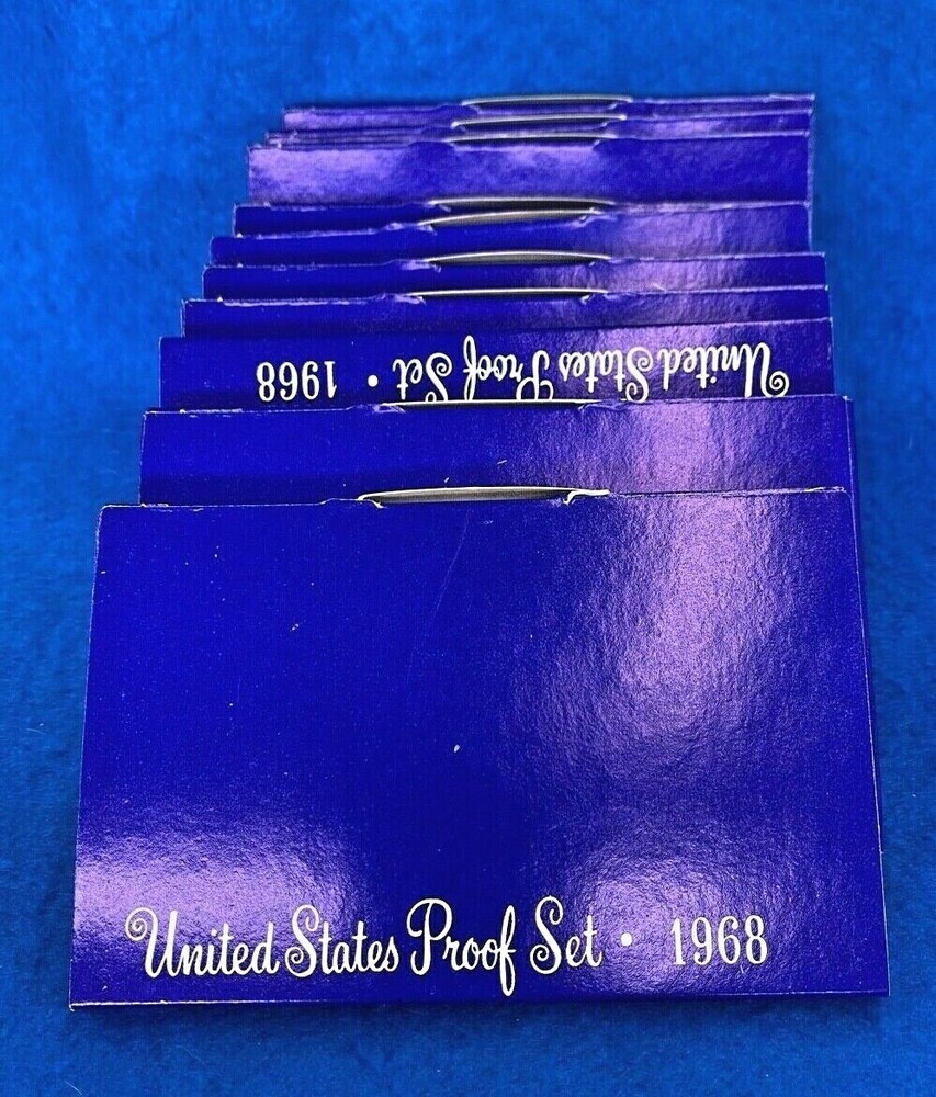 1968 U.S. Mint Issued Blue Box Proof Set