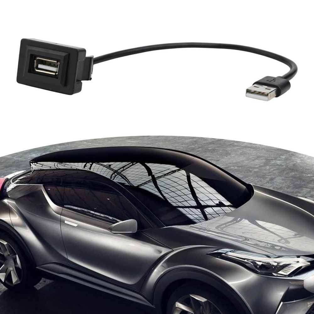 USB Passthrough for Toyota Short for DASH Compatibility with Multiple Models