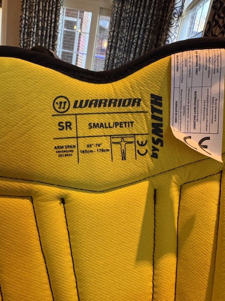 Warrior Ritual X3 E+ Goalie Chest Protector - Small/petit