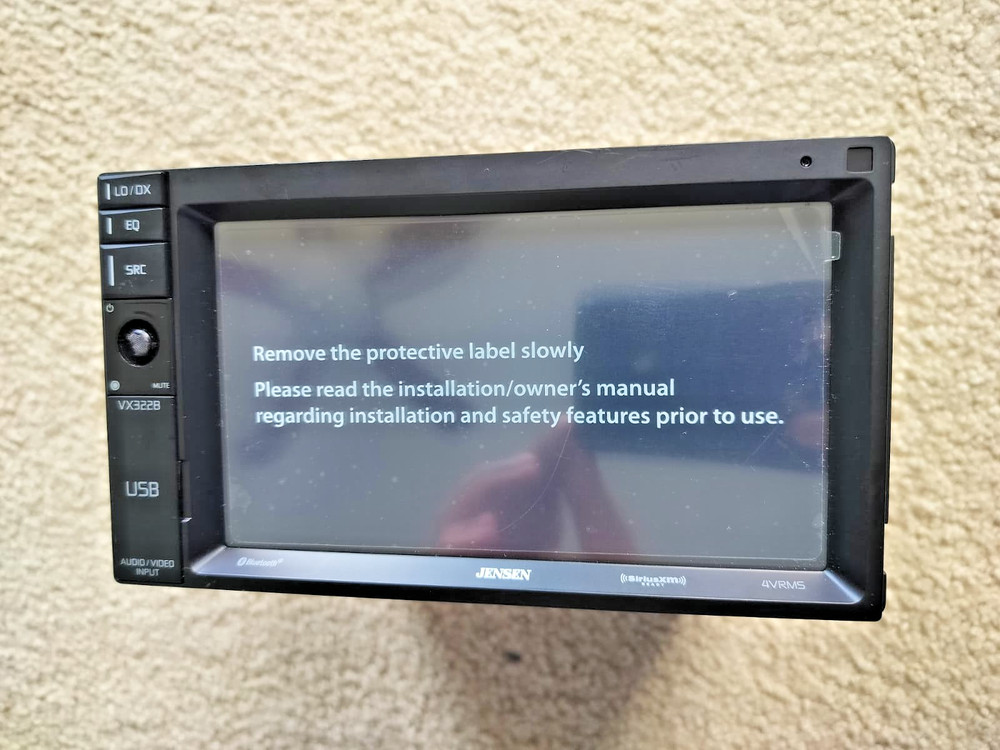 Jensen 6.2″ Mechless Receiver with Bluetooth – VX3228 **UNTESTED | READ**