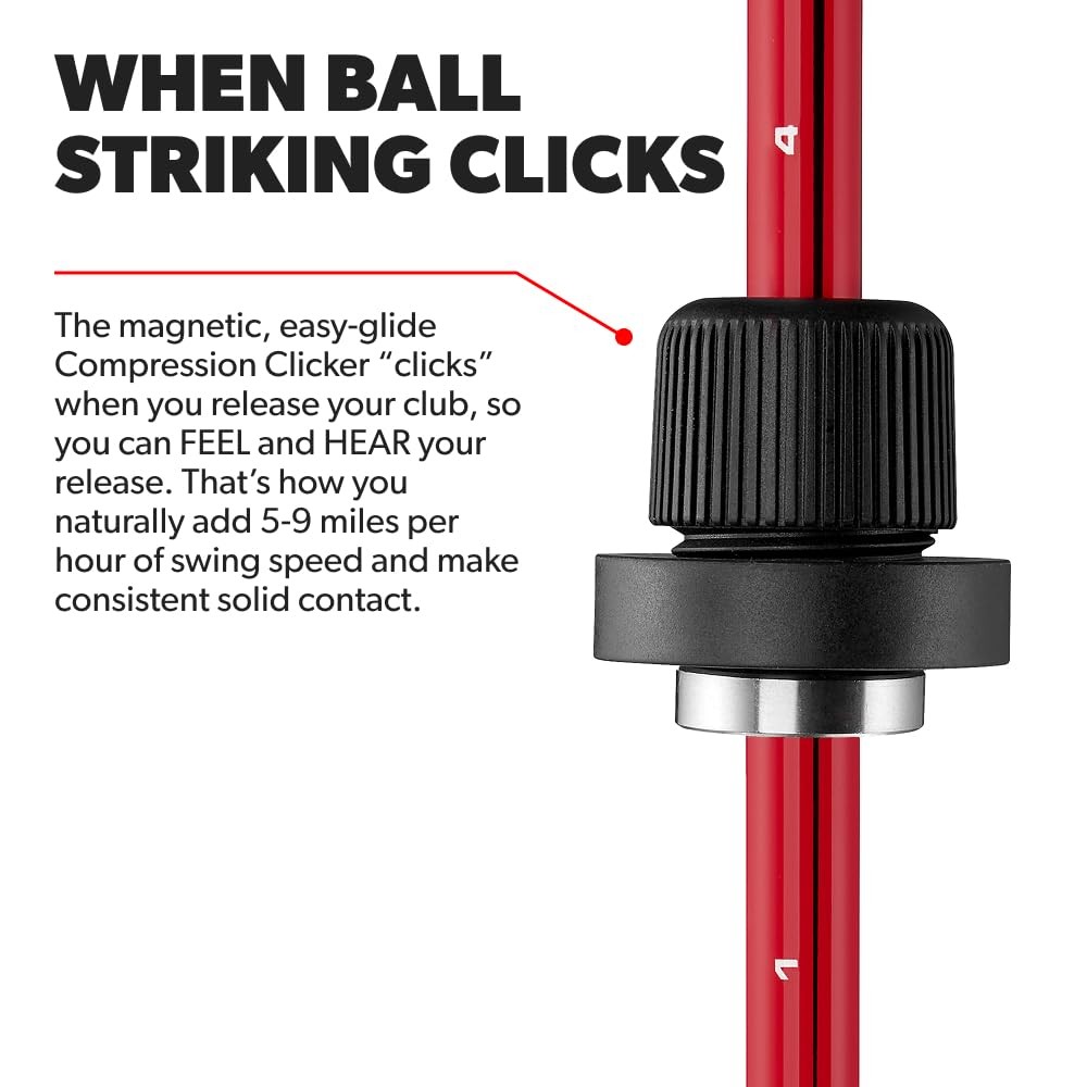 Performance Golf Click Stick - Swing Trainer for Automatic Release I Auditory...