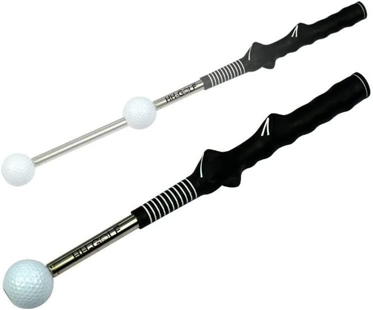 Rhythm Click Telescopic Golf Swing Trainer - Improve Tempo with Every Swing