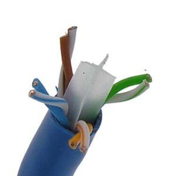 BESTLINK NETWARE 101000BL CAT6 Solid Wire Bulk CMR Cable- 1000ft- Blue