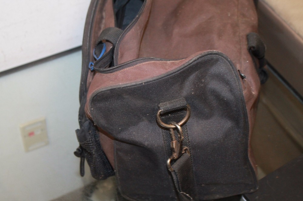 Ebonite Transport 2 Ball Bowling Bag Brown