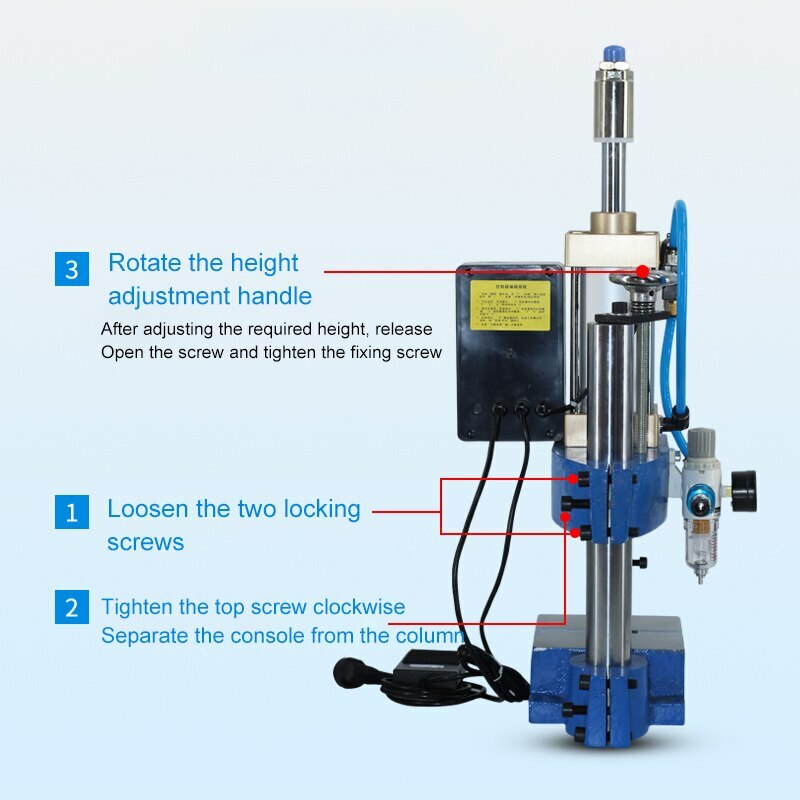 Pneumatic Punching Machine 200kg Desktop Single Column Small Riveting Machine
