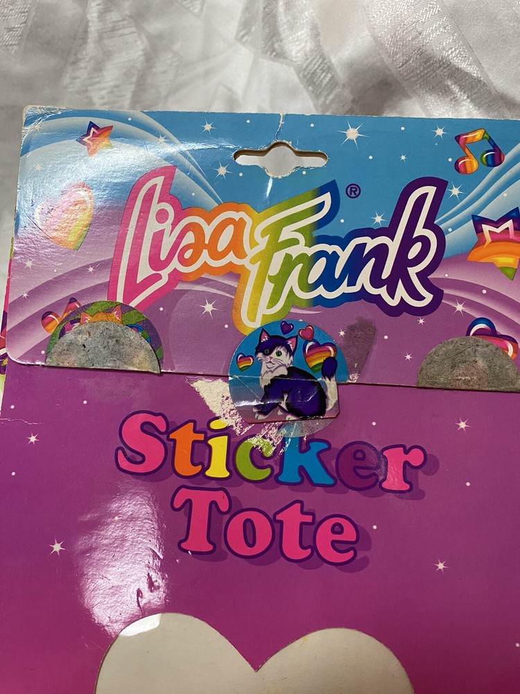 Vintage Lisa Frank Sticker Tote EMPTY
