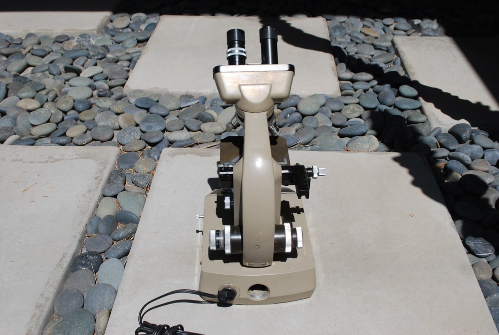 Vintage Vickers Instruments Binocular Microscope