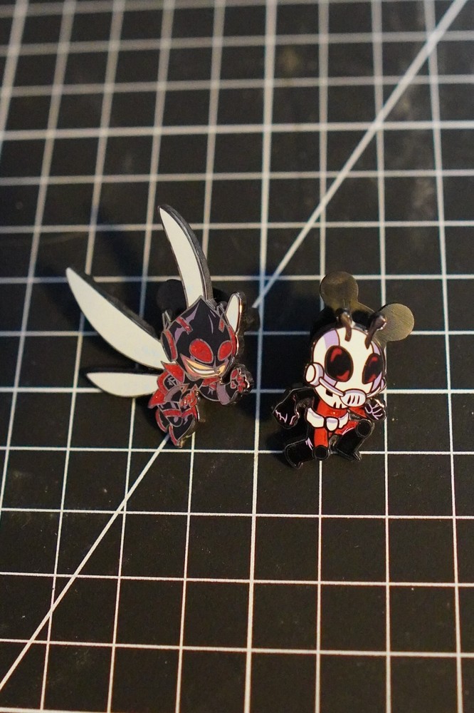 2019 SDCC Marvel Skottie Young Pins Antman and Wasp