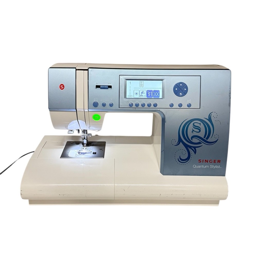 Singer Quantum Stylist 9980 Computerized Sewing Machine 820 Stitches ~ Power On