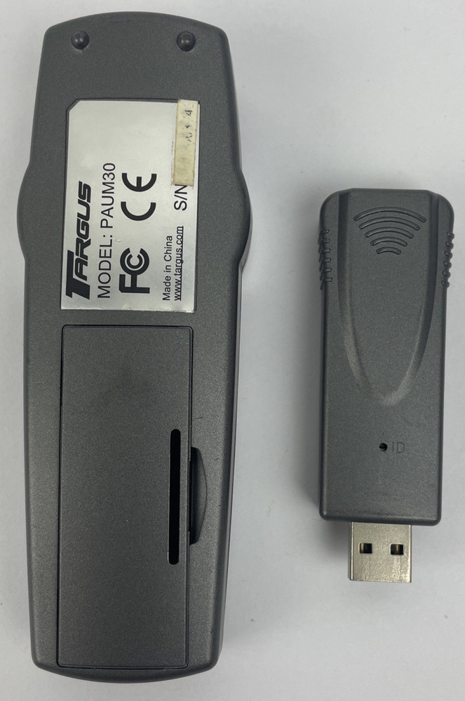 Targus Model PAUM30 Wireless Presenter Remote Control w/ Laser Pointer & USB